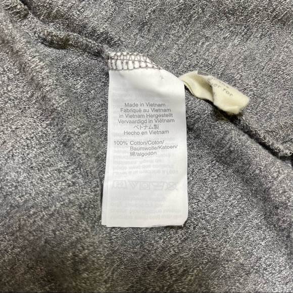 Madewell Whisper Cotton Gray Heathered Muscle Tank Top Size XL - Picture 8 of 10